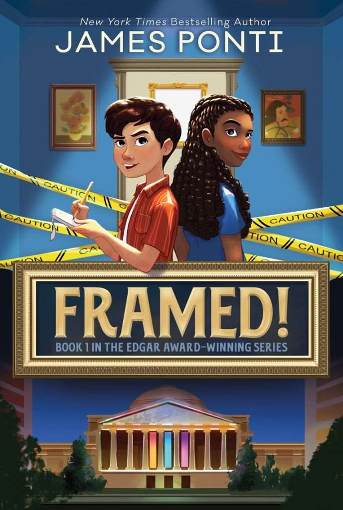 book cover for framed! by james ponti